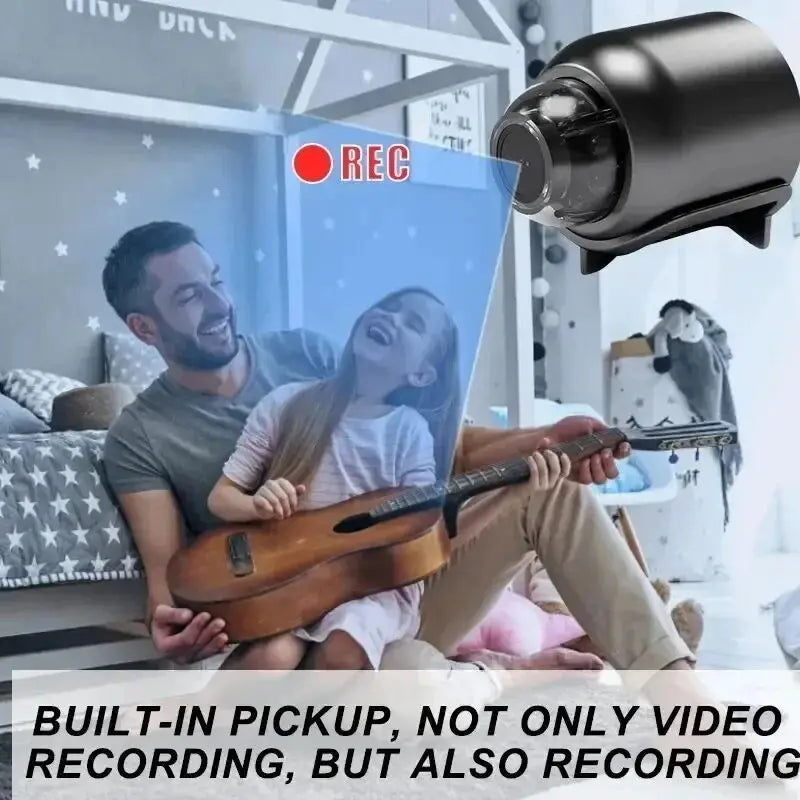 X5 Mini 1080P HD Wireless Camera | Portable Motion Detection Security Cam | Night Vision Surveillance