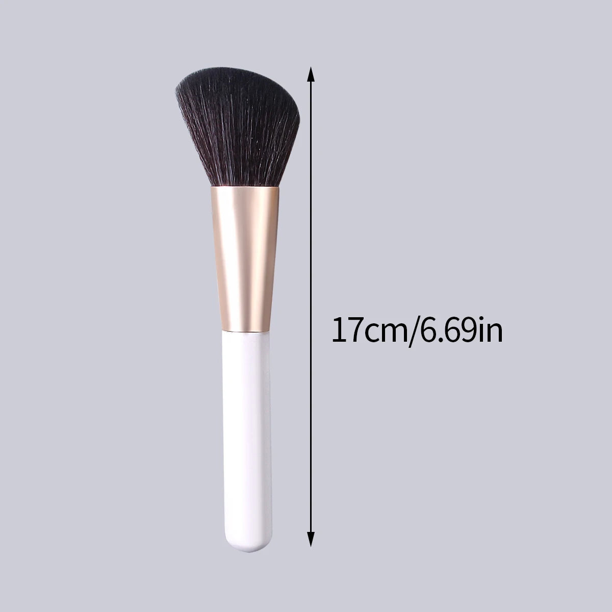 Angled Makeup Brush for Blush, Powder & Contour | Soft Face Brush