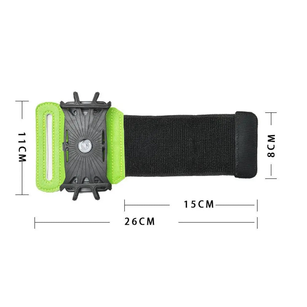 2-in-1 Phone Armband & Adjustable Phone Stand – Sports Running & Workout Phone Holder for iPhone & Android