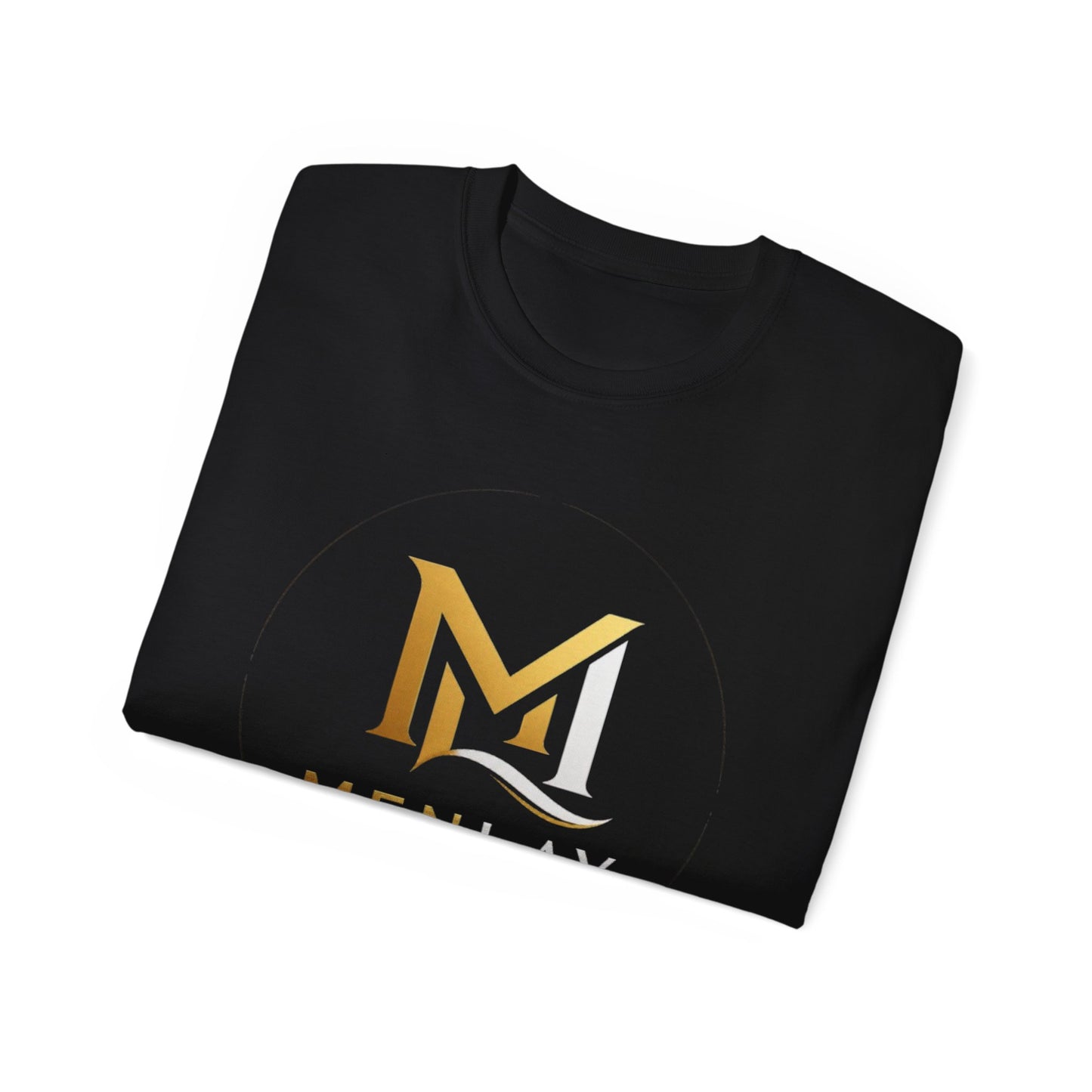 Nuvyk 'Protected By God' Logo Tee — Black Cotton Christian Graphic T-Shirt