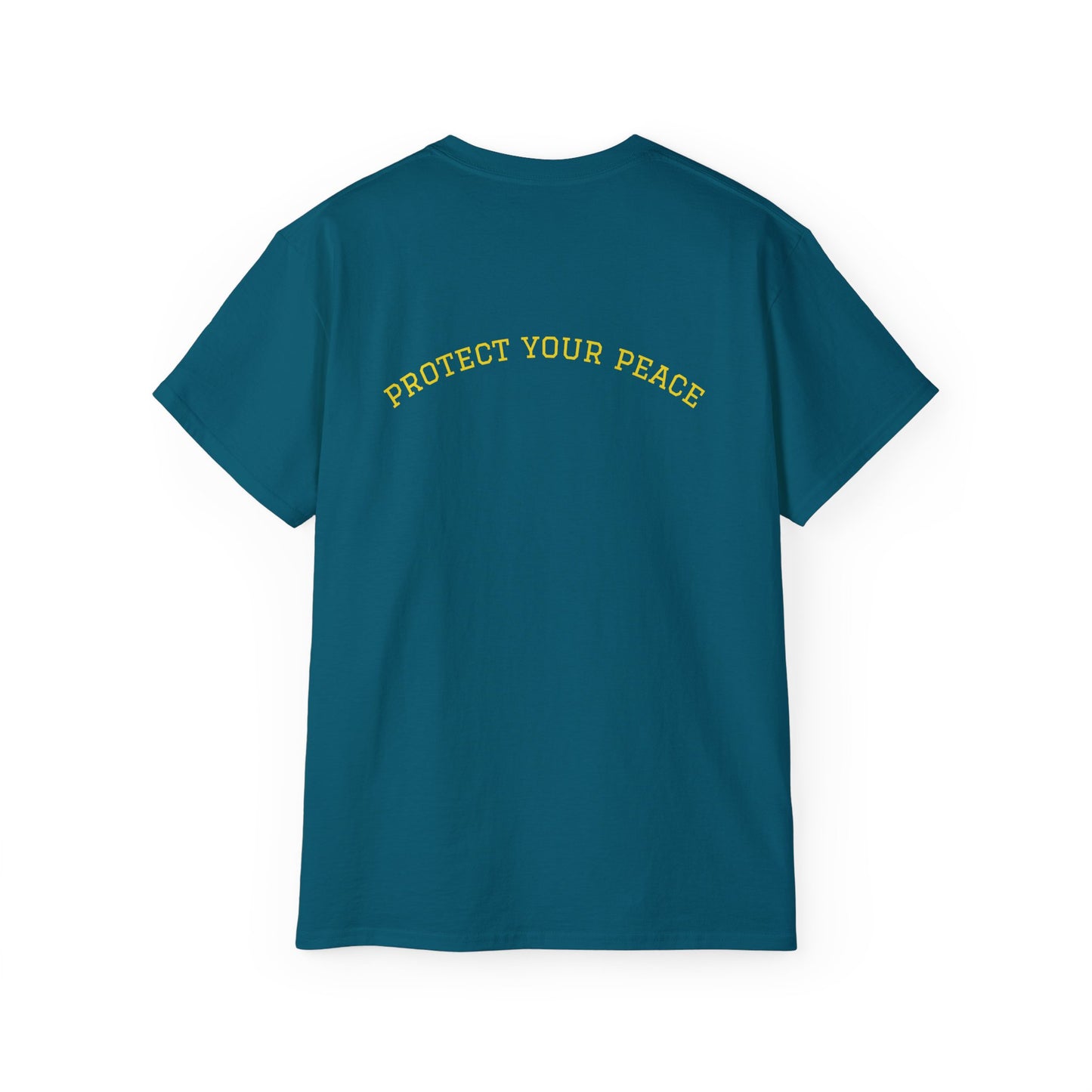 Nuvyk 'Protected By God' Logo Tee — Black Cotton Christian Graphic T-Shirt
