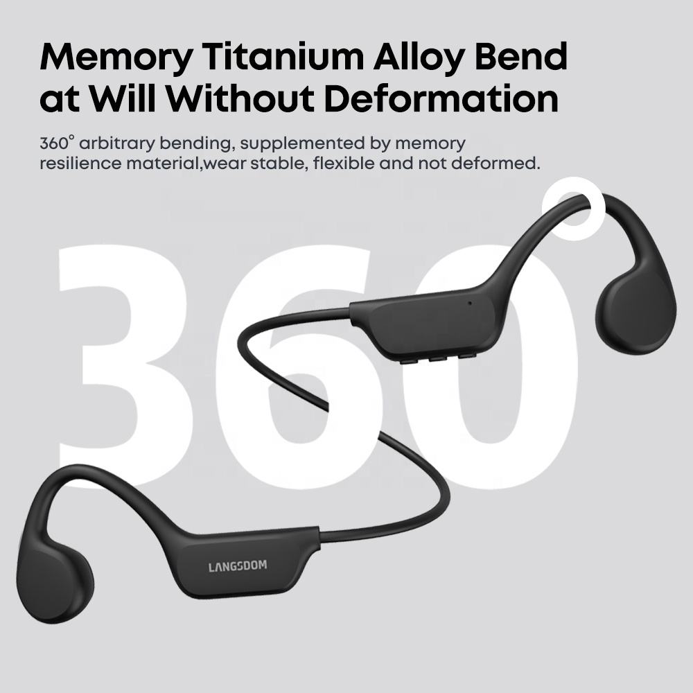 Waterproof Headset Swimming Bluetooth Headphones With 32G TF Card Sports Wireless Earbuds Stereo Bone Conduction Earphone
