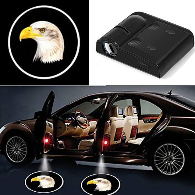 1PC Universal Car Door Logo Projector Light LED Welcome Courtesy Laser Lamp