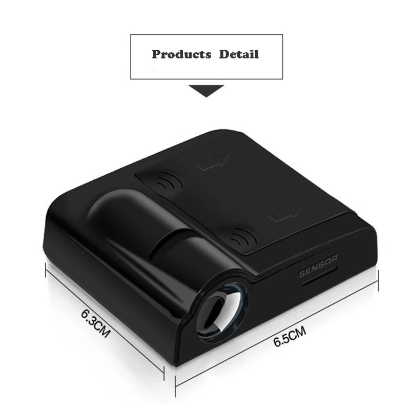 1PC Universal Car Door Logo Projector Light LED Welcome Courtesy Laser Lamp