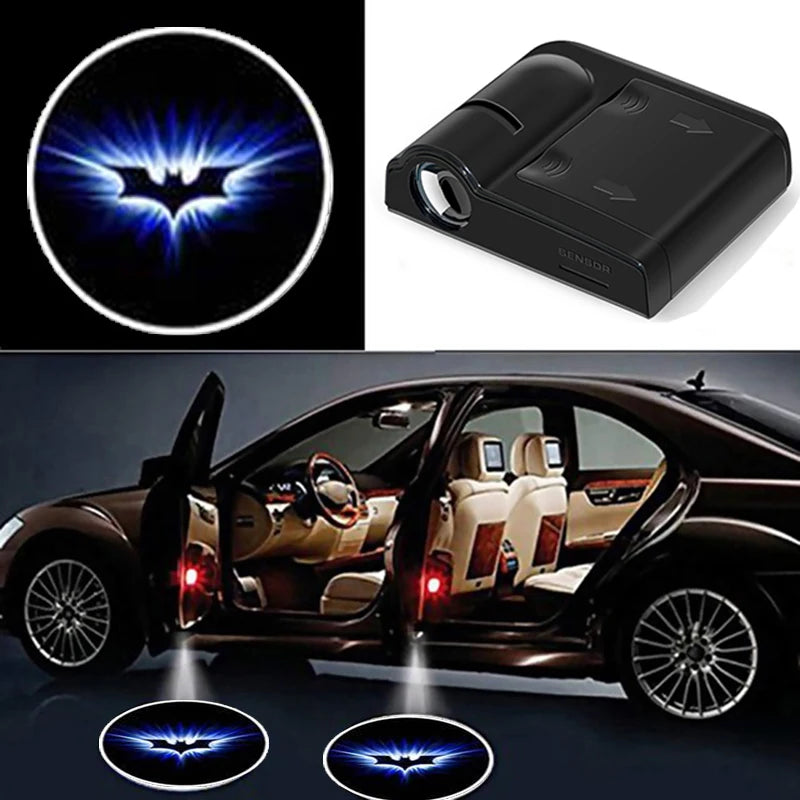 1PC Universal Car Door Logo Projector Light LED Welcome Courtesy Laser Lamp