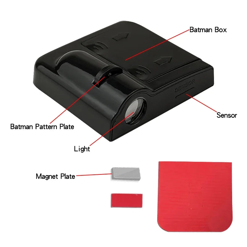 Wireless LED Car Door Welcome Logo Projector Ghost Shadow Lights Universal Accessories