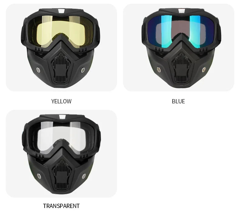 Motorcycle Goggles Windproof Riding Glasses UV Protection HD Eyewear Outdoor Sport Motocross Sunglasses