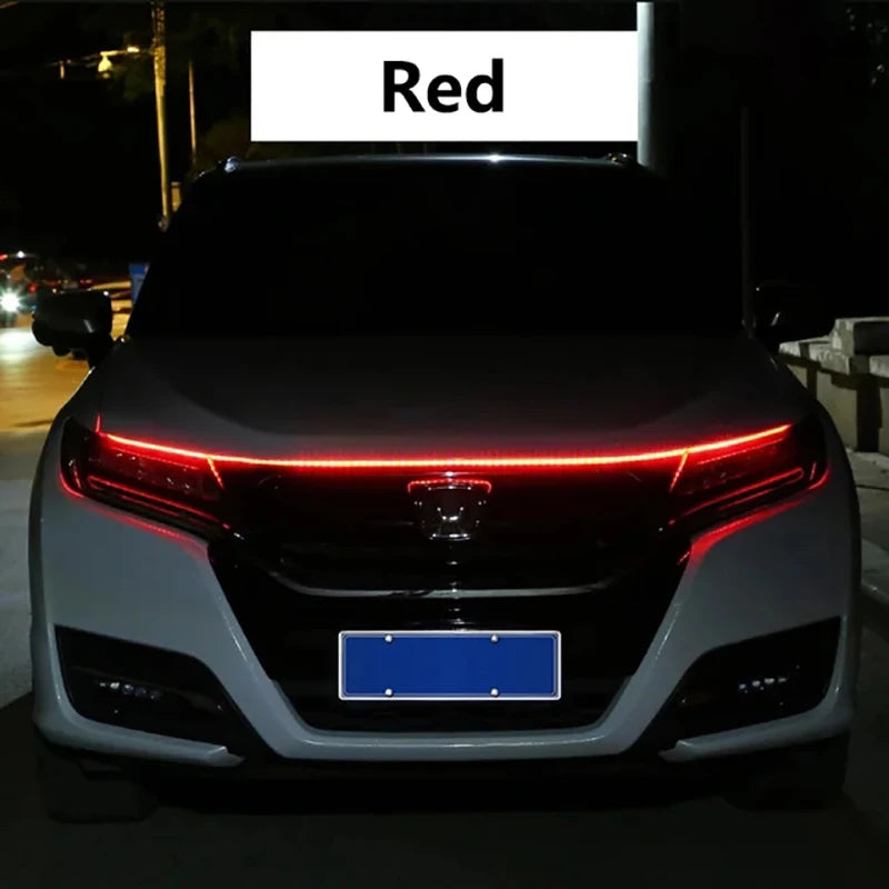 150cm LED Daytime Running Light Car Hood DRL Decorative Strip 12V Universal