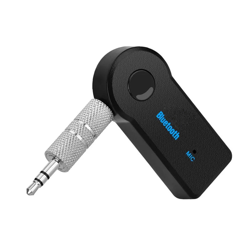 Bluetooth 5.0 2-in-1 Transmitter & Receiver – Wireless 3.5mm AUX Adapter for Car, TV, Headphones & Speakers (Hands-Free Calling)