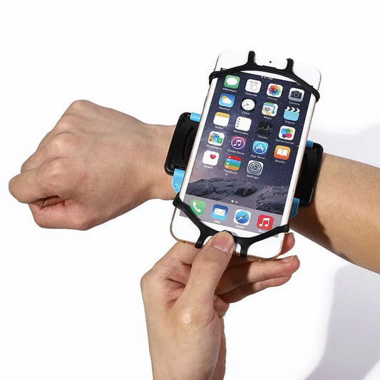 2-in-1 Phone Armband & Adjustable Phone Stand – Sports Running & Workout Phone Holder for iPhone & Android