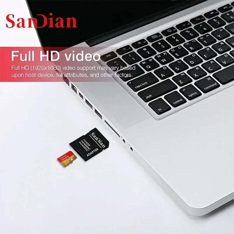 Micro SD TF Memory Card 128GB 512GB 1TB Class 10 Flash Storage for Phone Camera PC