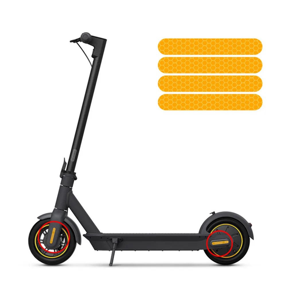 Electric Scooter Reflective Stickers – Night Safety Decals | Scooter Accessories