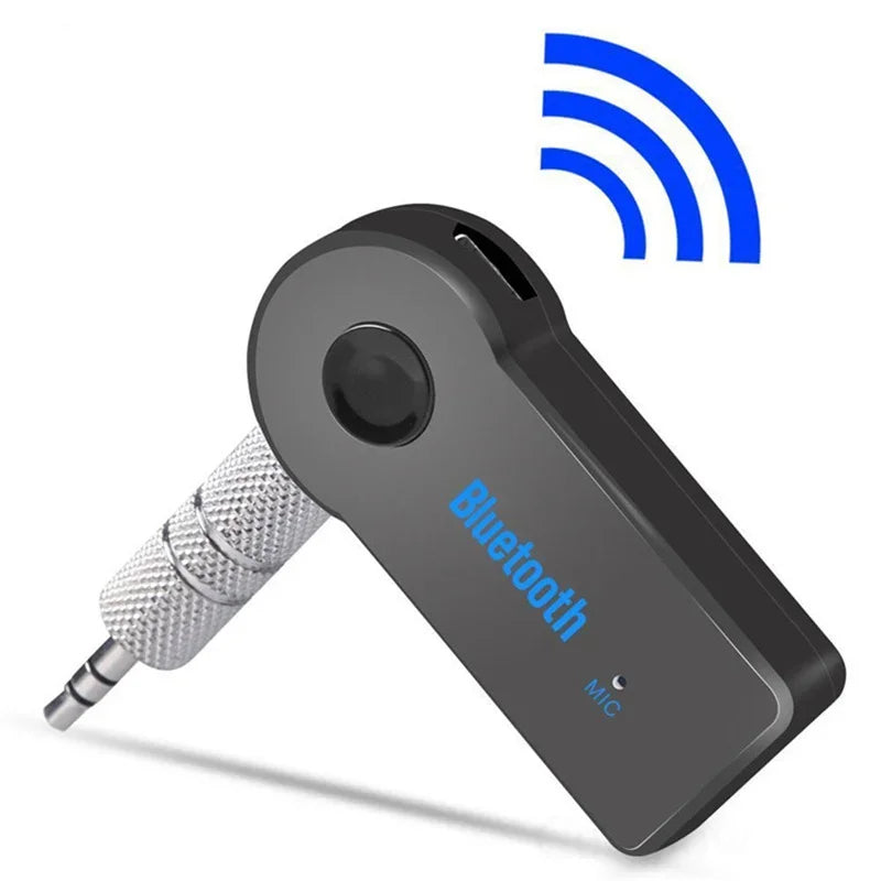 Bluetooth 5.0 2-in-1 Transmitter & Receiver – Wireless 3.5mm AUX Adapter for Car, TV, Headphones & Speakers (Hands-Free Calling)