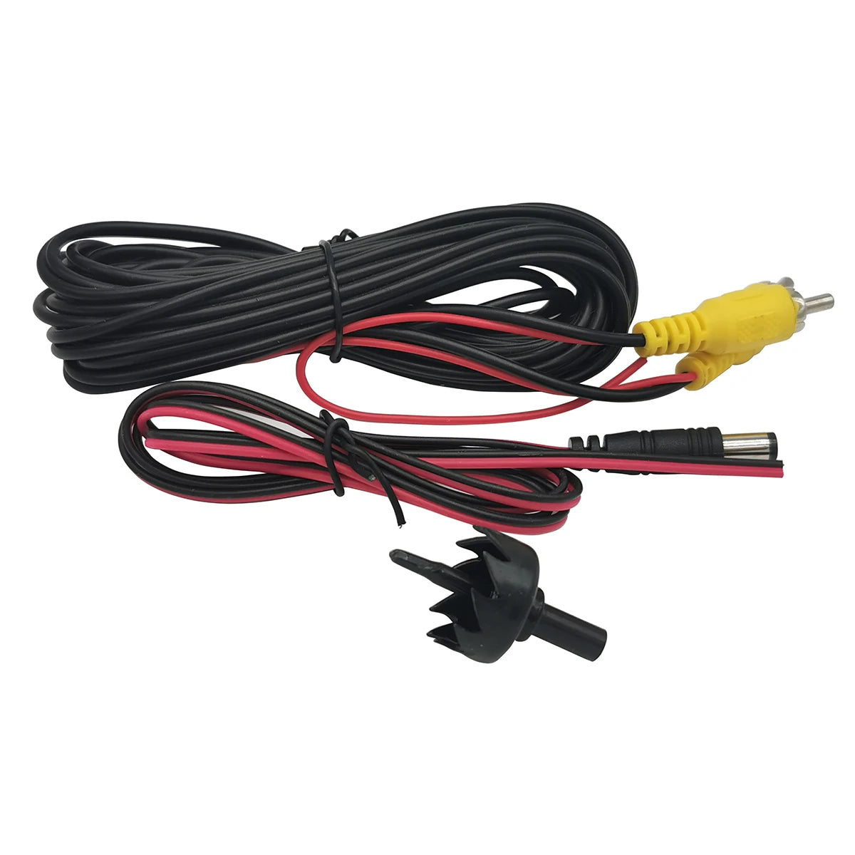 Bornwin Reverse Camera Video Cable for Car Rear View Parking Universal 6M Wire Match with Multimedia Monitor with Power Cable