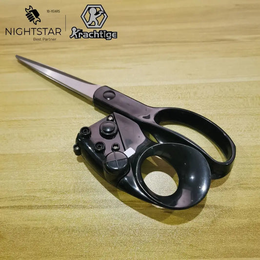 Professional Laser-Guided Stainless Steel Scissors – Precision Cutting for Fabric, Crafts & Sewing