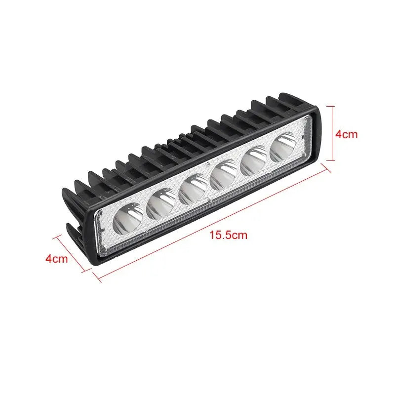 6 LED Car Work Light High Bright Spotlight Universal Offroad Automobile Truck Driving Fog Headlights DRL Driving Lamp 12V