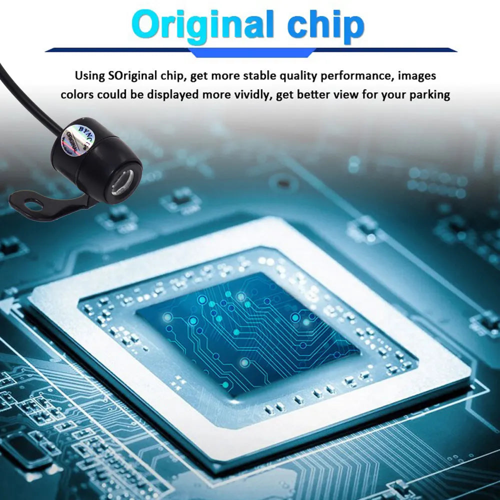 HD Car Rear View Camera Wide Angle Reverse Parking Waterproof Night Vision