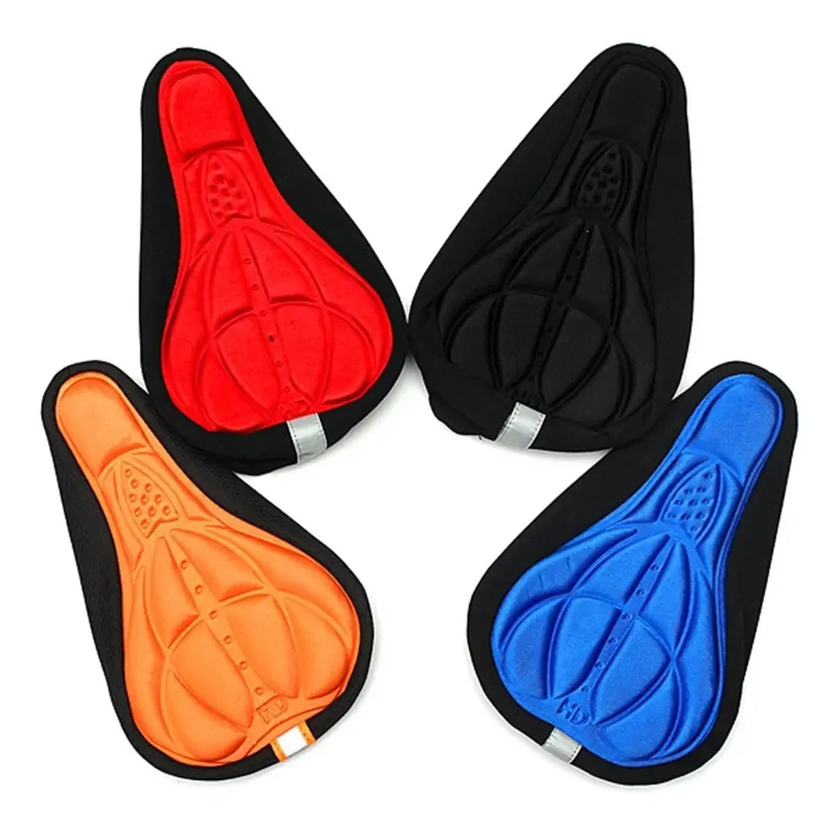 2025 3D Soft Bicycle Seat Cover – Thick Memory Foam Cushion, Breathable & Shock-Absorbing Bike Saddle for MTB & Road Bikes