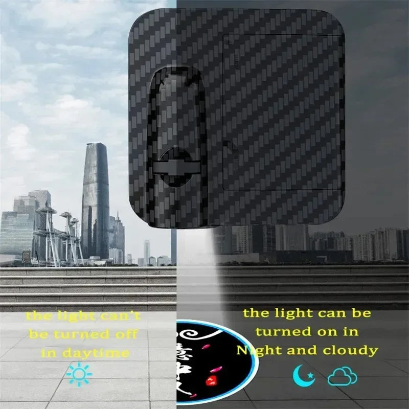 New Car logo LED Courtesy door projector Shadow light For Fiat 124 125 500 Abarth Palio Punto Stlio Tipo Panda Doblo