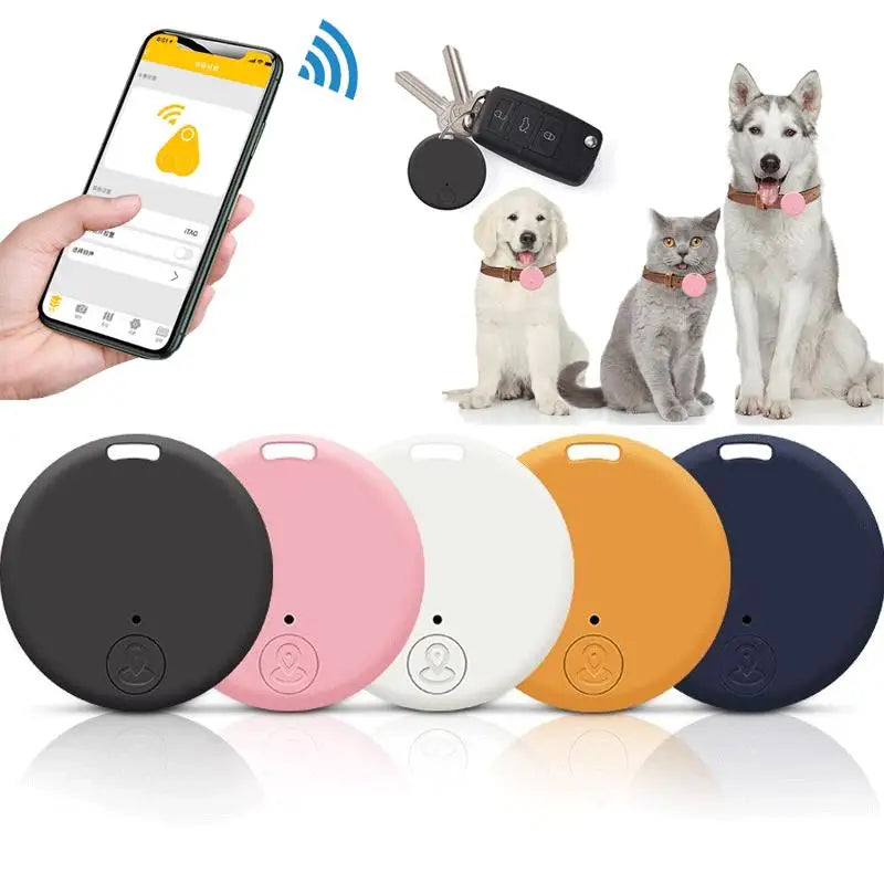 Mini GPS Bluetooth Tracker Key Finder Anti-Lost Smart Tag Locator for Pets Kids Wallet