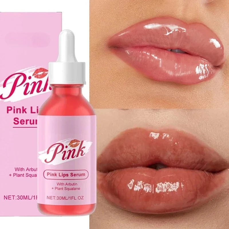 Instant Lip Plumper Gloss Serum | Hydrating Anti-Wrinkle Plumping Lip Oil