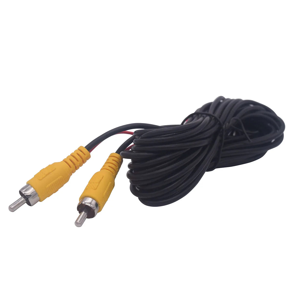 Bornwin Reverse Camera Video Cable for Car Rear View Parking Universal 6M Wire Match with Multimedia Monitor with Power Cable