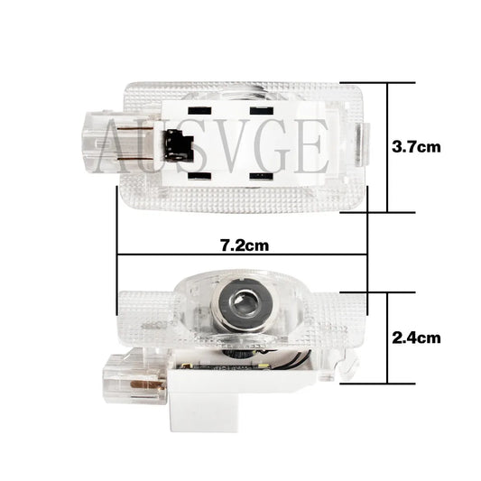 LED Car Door Logo Projector Welcome Ghost Shadow Lights For Lexus ES RX GX LS LX IS GS RC UX