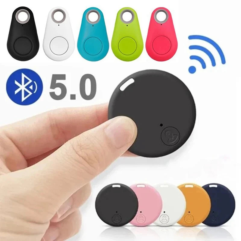 Mini GPS Bluetooth Tracker Key Finder Anti-Lost Smart Tag Locator for Pets Kids Wallet