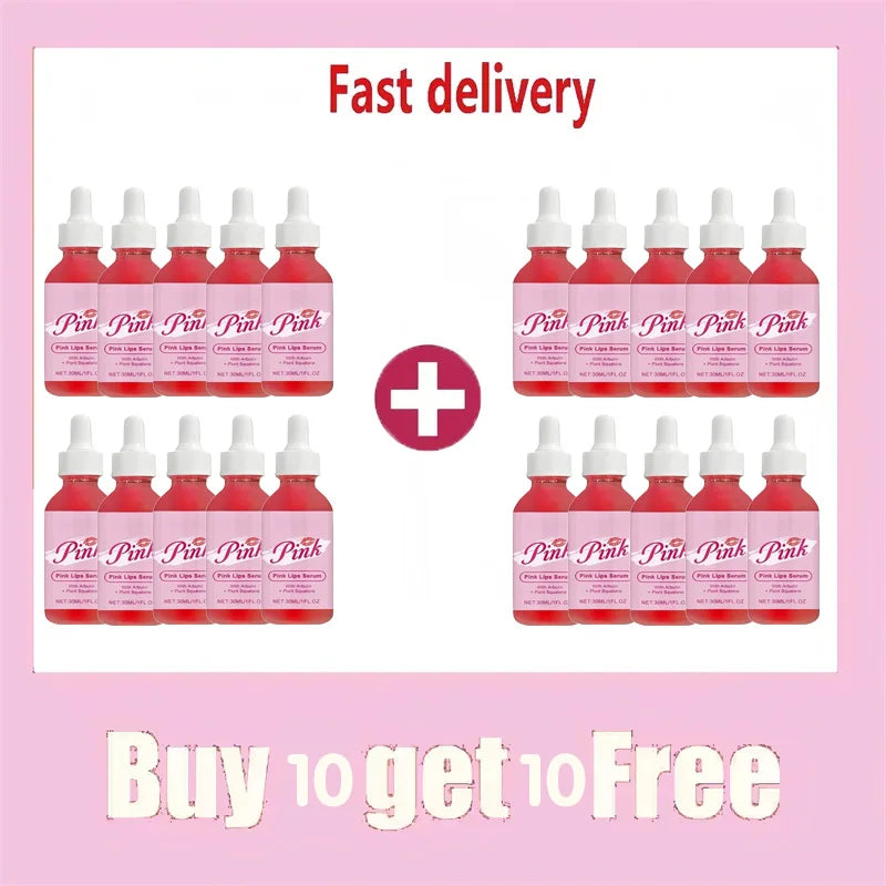 Instant Lip Plumper Gloss Serum | Hydrating Anti-Wrinkle Plumping Lip Oil