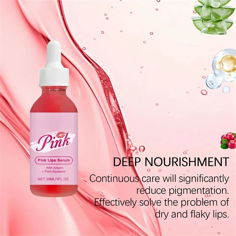 Instant Lip Plumper Gloss Serum | Hydrating Anti-Wrinkle Plumping Lip Oil