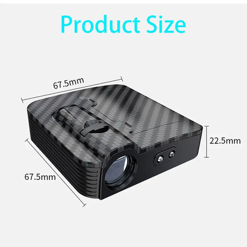 2PCS Wireless Car Door LED Logo Projector Welcome Courtesy Lights Laser Lamp