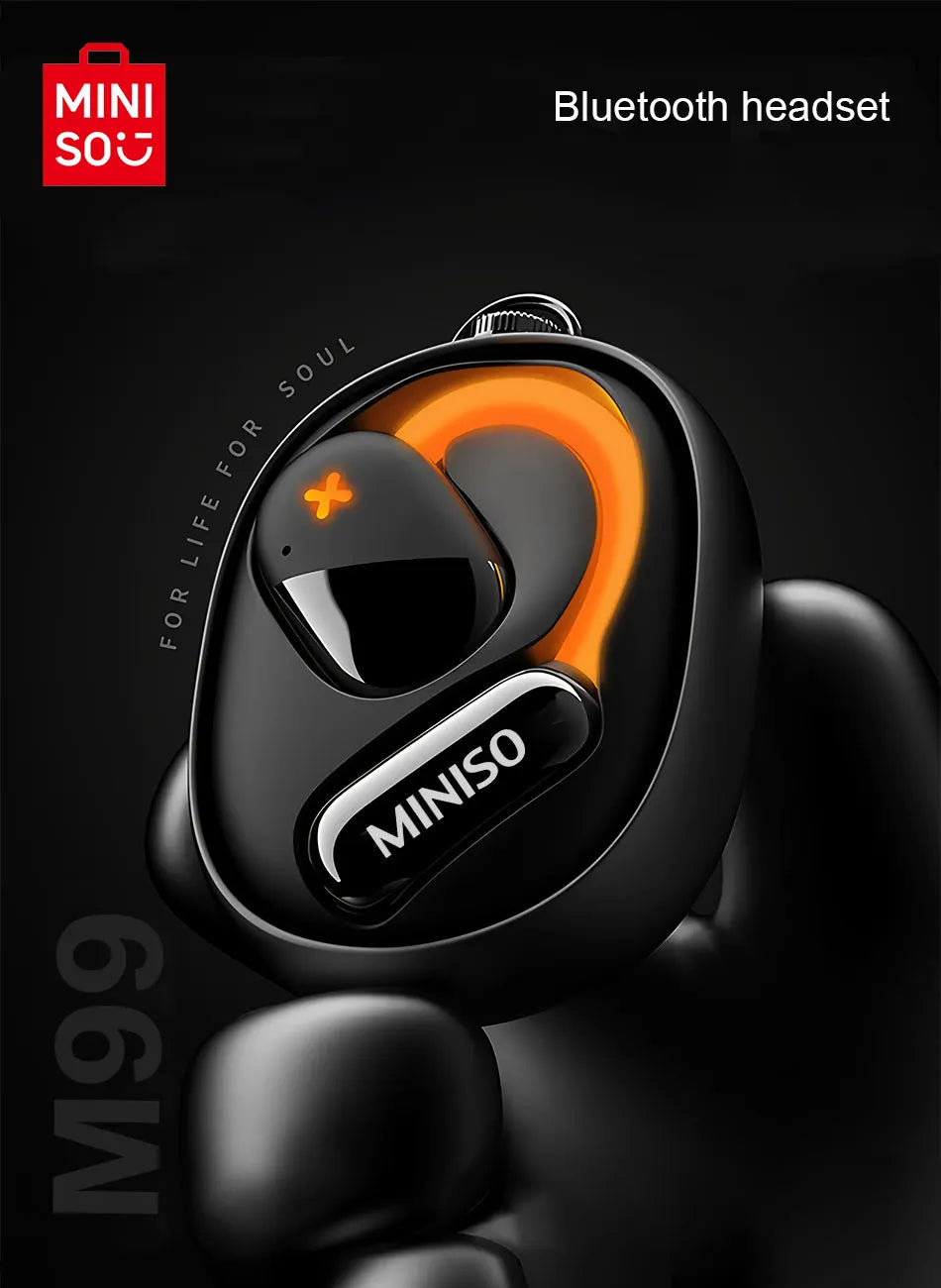 MINISO M99 Smart AI Translator Bluetooth Headphones – Real-Time Translation & EQ App Control