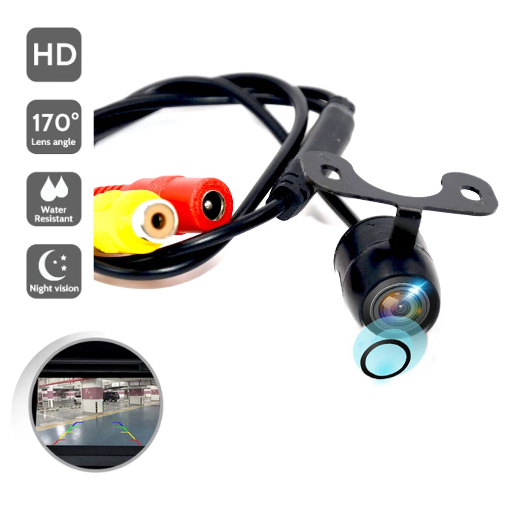 HD Car Rear View Camera Wide Angle Reverse Parking Waterproof Night Vision
