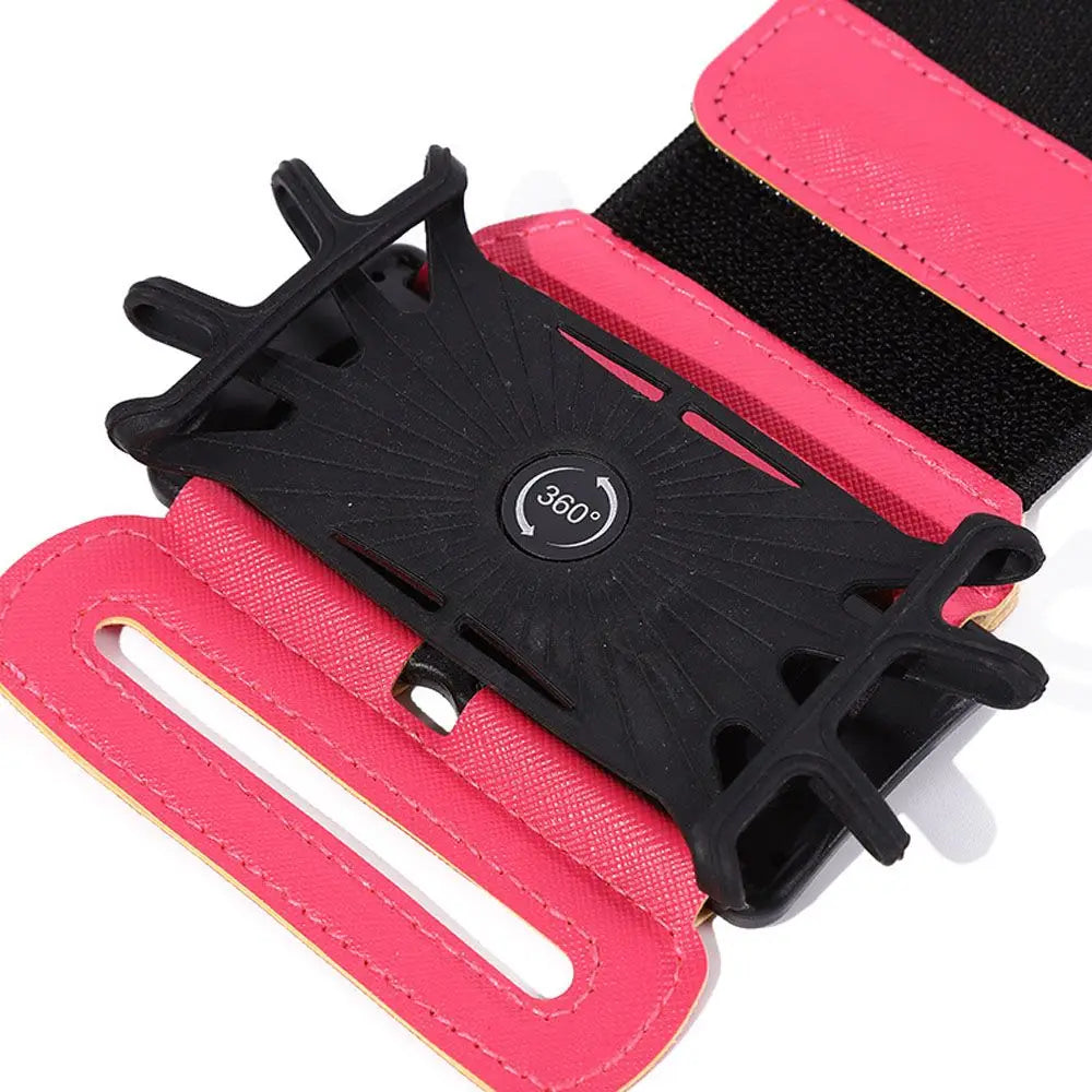 2-in-1 Phone Armband & Adjustable Phone Stand – Sports Running & Workout Phone Holder for iPhone & Android