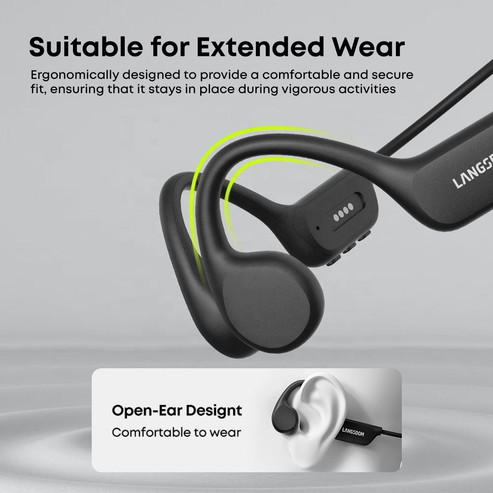 Waterproof Headset Swimming Bluetooth Headphones With 32G TF Card Sports Wireless Earbuds Stereo Bone Conduction Earphone
